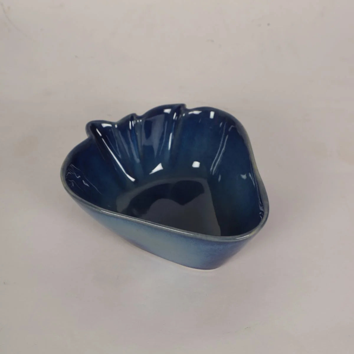 Helf Apple Cut Ceramic Bowl Unique Fruit and Snack Serving Dish