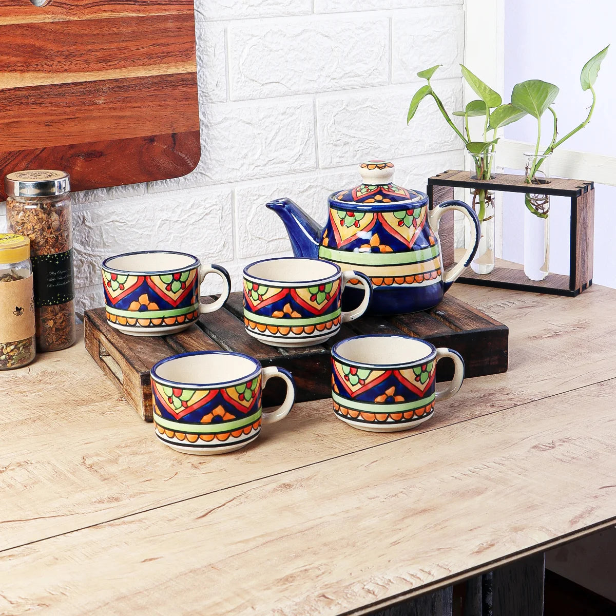 Faris Ceramic Tea Set for kitchen