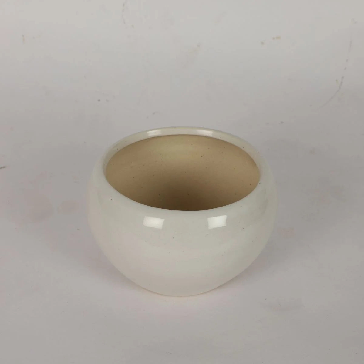 Apple Cut Ceramic Pot Decorative Indoor Plant Holder with a Unique Design