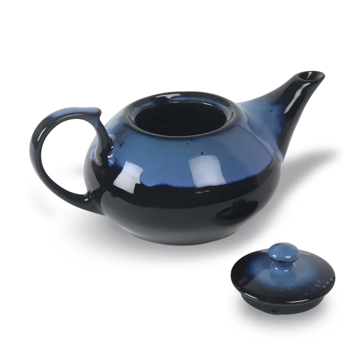 Jollis ceramic Blue Tea set for kitchen.