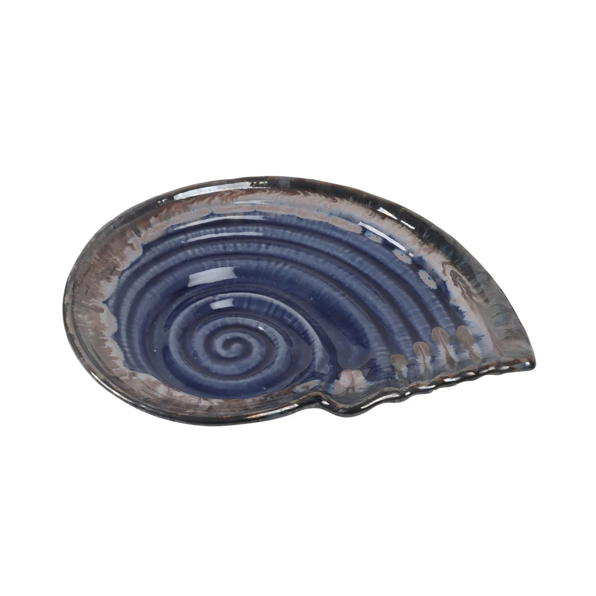 Fondle Ceramic Blue Tray for kitchen