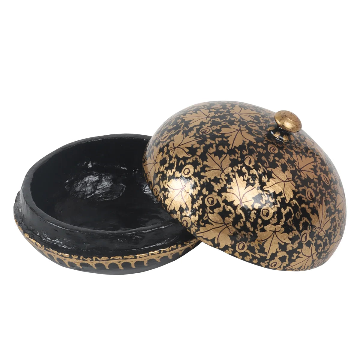 Pertes ceramic Black Decor Bowl for décor.