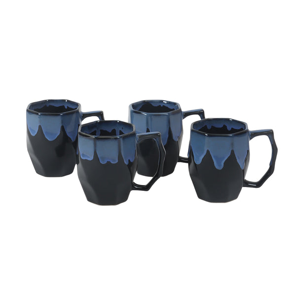 Isobel Ceramic Blue Cup set for kitchen.