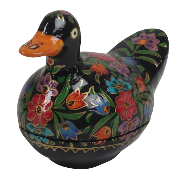 Stash ceramic Black Decor Duck for décor