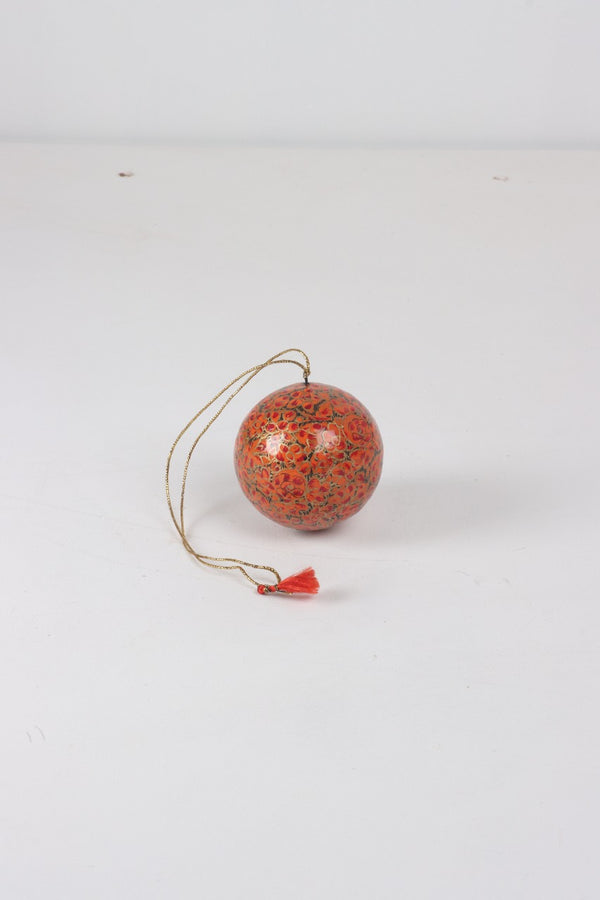 Zest ceramic Orange Decor Ball